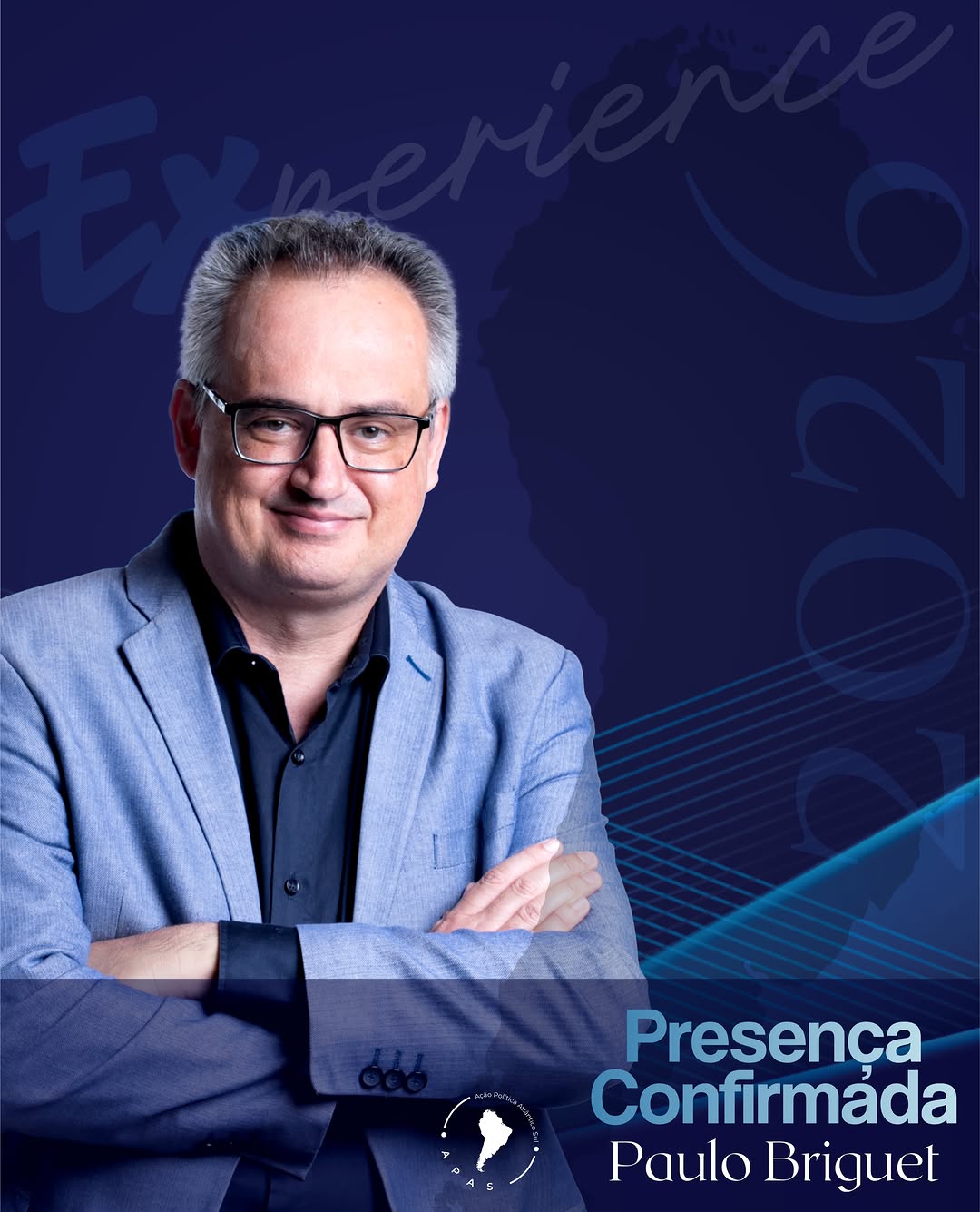 Retrato de Paulo Briguet, palestrante confirmado do APAS Experience 2026